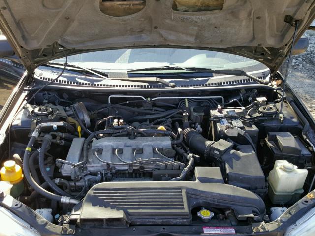 JM1BJ2211X0145758 - 1999 MAZDA PROTEGE ES BLACK photo 7