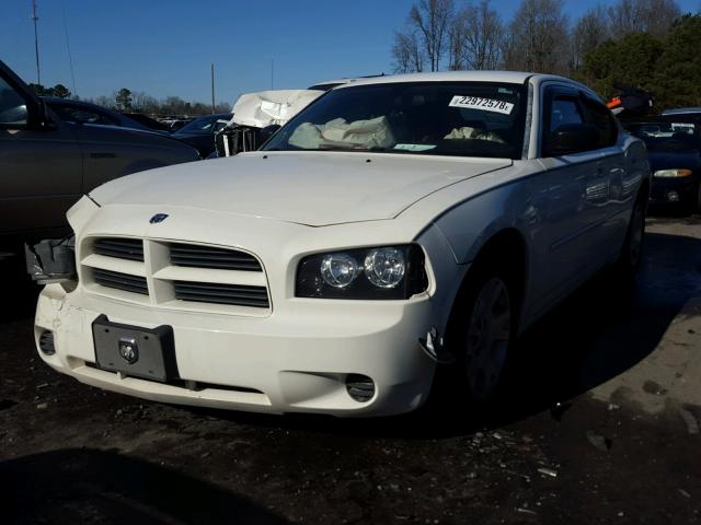 2B3KA43R76H466795 - 2006 DODGE CHARGER SE WHITE photo 2