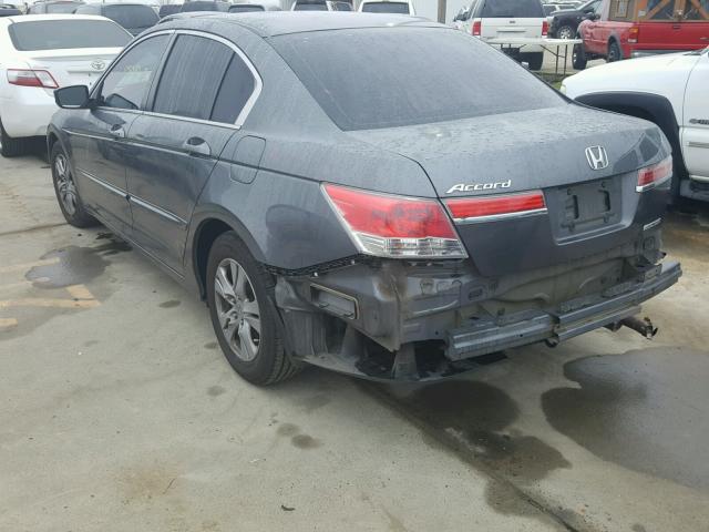 1HGCP2F63CA064226 - 2012 HONDA ACCORD SE GRAY photo 3