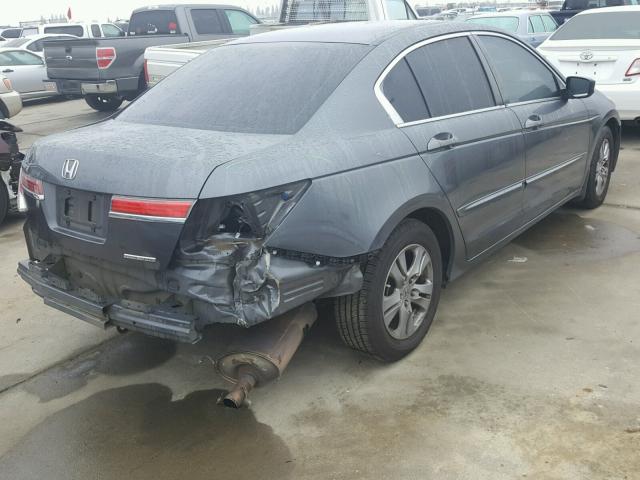 1HGCP2F63CA064226 - 2012 HONDA ACCORD SE GRAY photo 4