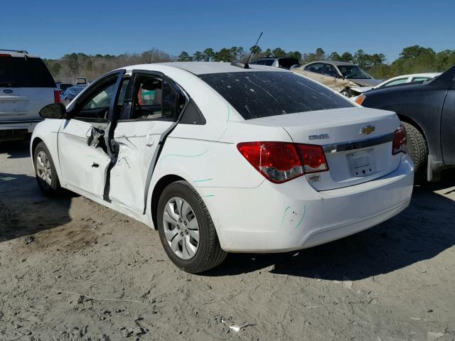 1G1PC5SH7G7124556 - 2016 CHEVROLET CRUZE LIMI WHITE photo 3