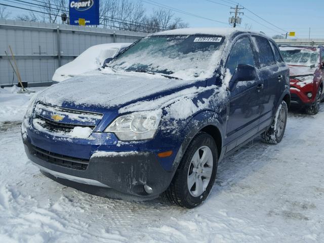 3GNFL2EKXDS513463 - 2013 CHEVROLET CAPTIVA LS BLUE photo 2