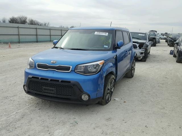 KNDJP3A52G7394260 - 2016 KIA SOUL + BLUE photo 2