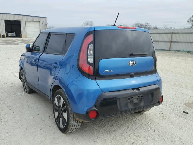 KNDJP3A52G7394260 - 2016 KIA SOUL + BLUE photo 3