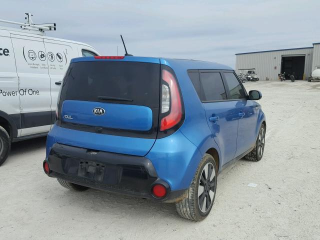 KNDJP3A52G7394260 - 2016 KIA SOUL + BLUE photo 4