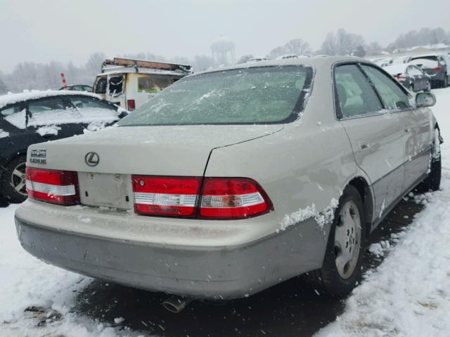 JT8BF28G610314448 - 2001 LEXUS ES 300 BEIGE photo 4