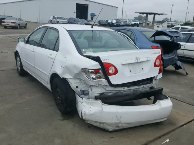 1NXBR32E56Z625905 - 2006 TOYOTA COROLLA CE WHITE photo 3