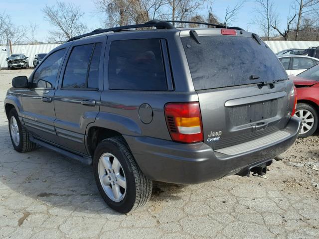 1J8GW68J73C556380 - 2003 JEEP GRAND CHER GRAY photo 3