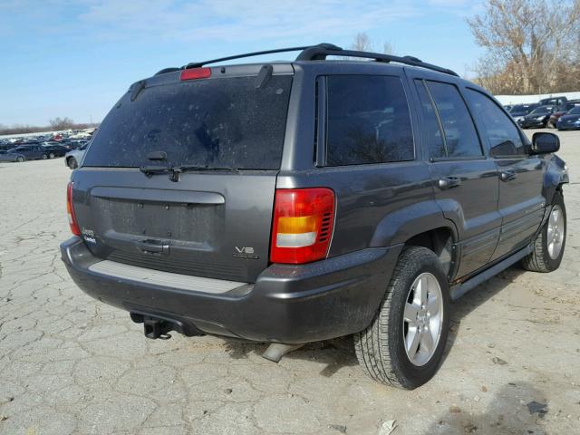 1J8GW68J73C556380 - 2003 JEEP GRAND CHER GRAY photo 4