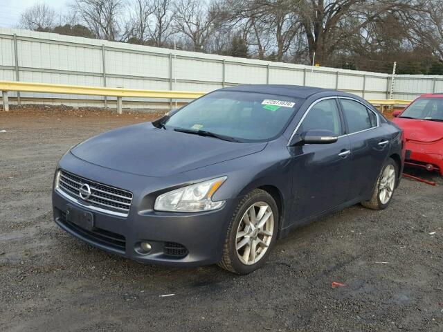 1N4AA51E19C828360 - 2009 NISSAN MAXIMA S GRAY photo 2