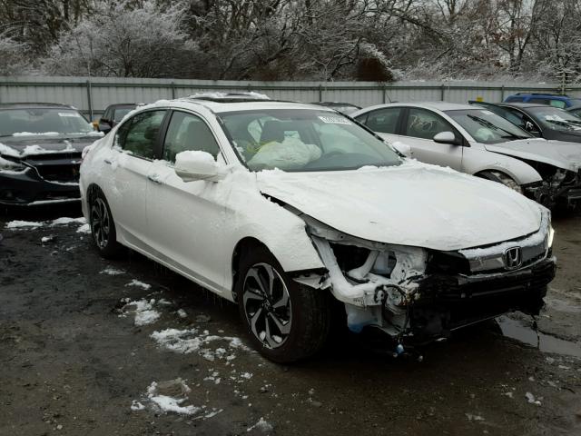 1HGCR2F78GA235402 - 2016 HONDA ACCORD EX WHITE photo 1