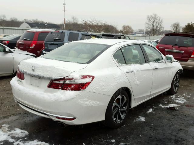 1HGCR2F78GA235402 - 2016 HONDA ACCORD EX WHITE photo 4