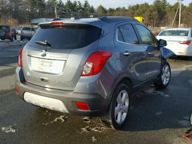 KL4CJFSB4FB159560 - 2015 BUICK ENCORE CON GRAY photo 4