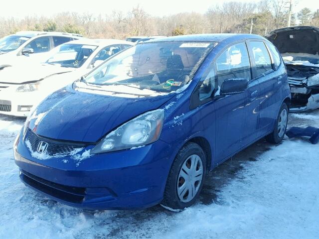 JHMGE87239S023987 - 2009 HONDA FIT BLUE photo 2