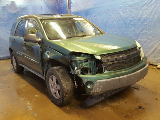 2CNDL23F856126511 - 2005 CHEVROLET EQUINOX LS GREEN photo 1