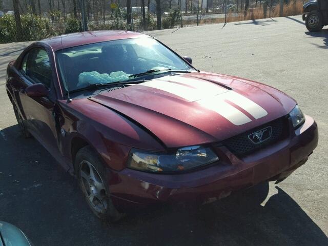 1FAFP40454F122653 - 2004 FORD MUSTANG BURGUNDY photo 1