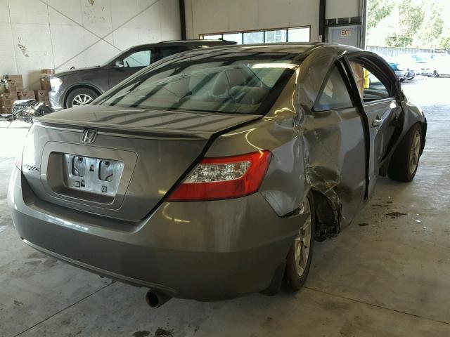 2HGFG12867H564080 - 2007 HONDA CIVIC EX CHARCOAL photo 4