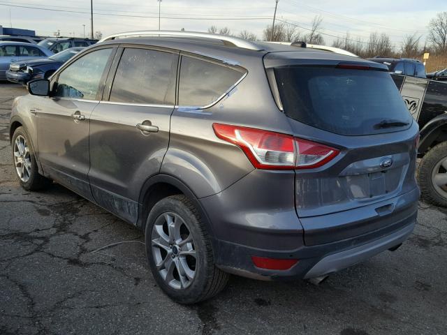 1FMCU0JX2EUE08248 - 2014 FORD ESCAPE TIT GRAY photo 3