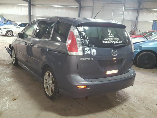 JM1CR29L080311533 - 2008 MAZDA 5 GRAY photo 3