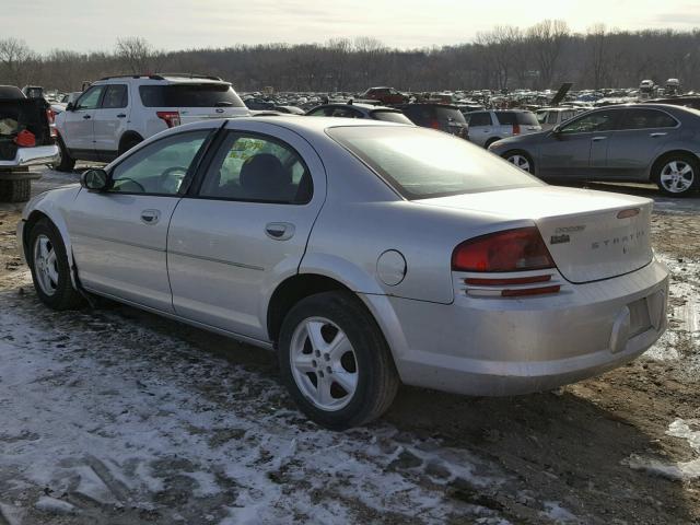 1B3EL46R66N243917 - 2006 DODGE STRATUS SX SILVER photo 3