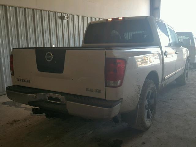 1N6AA07A94N565059 - 2004 NISSAN TITAN XE WHITE photo 4