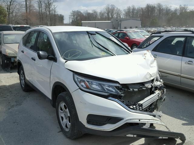 5J6RM4H30FL021479 - 2015 HONDA CR-V LX WHITE photo 1