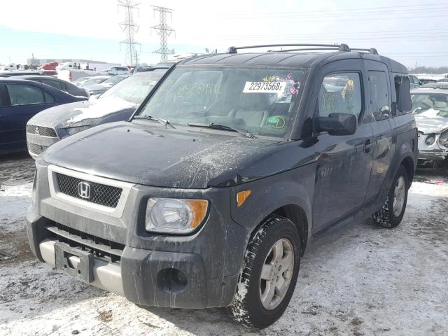 5J6YH28625L011162 - 2005 HONDA ELEMENT EX BLACK photo 2