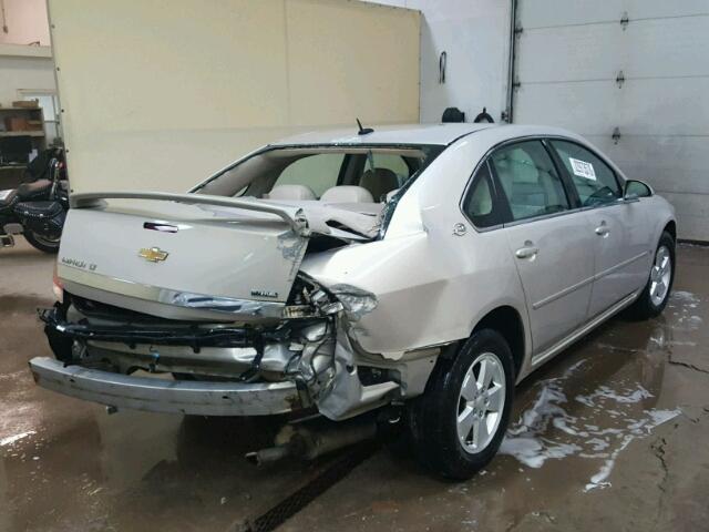 2G1WT58K089238042 - 2008 CHEVROLET IMPALA LT TAN photo 4