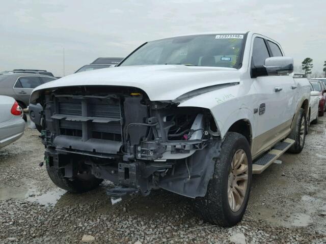 1C6RR6PT4GS312750 - 2016 RAM 1500 LONGH WHITE photo 2