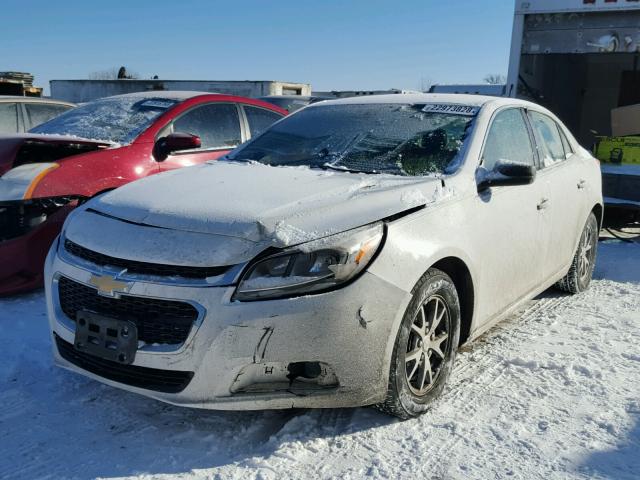 1G11A5SLXEF188514 - 2014 CHEVROLET MALIBU LS WHITE photo 2