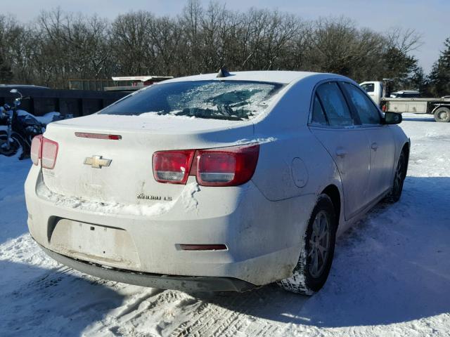 1G11A5SLXEF188514 - 2014 CHEVROLET MALIBU LS WHITE photo 4