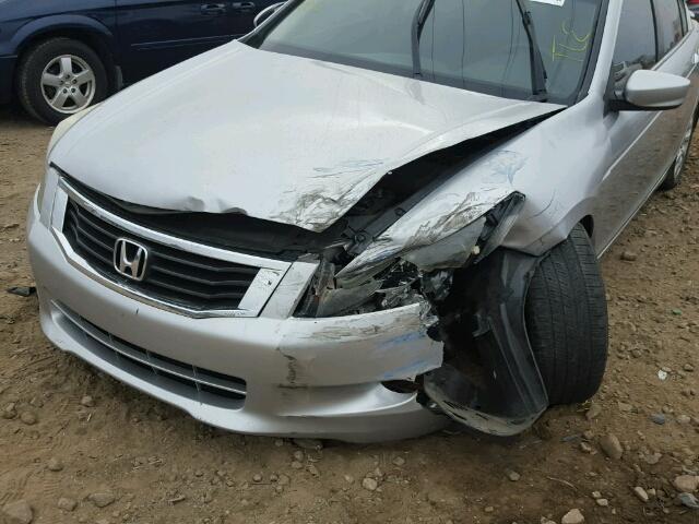 1HGCP36719A020328 - 2009 HONDA ACCORD EX SILVER photo 9