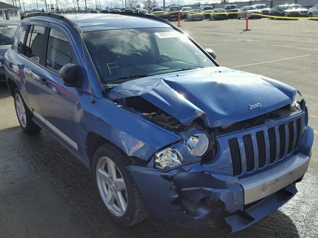 1J8FF57W17D383295 - 2007 JEEP COMPASS LI BLUE photo 1