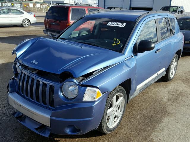 1J8FF57W17D383295 - 2007 JEEP COMPASS LI BLUE photo 2