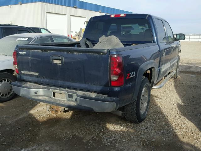 2GCEK13T261123534 - 2006 CHEVROLET SILVERADO BLUE photo 4