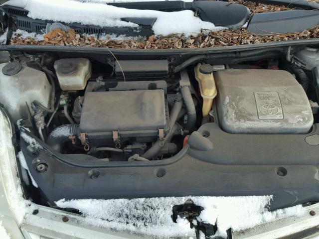 JTDKB22UX40103639 - 2004 TOYOTA PRIUS ვერცხლისფერი ფოტო 7