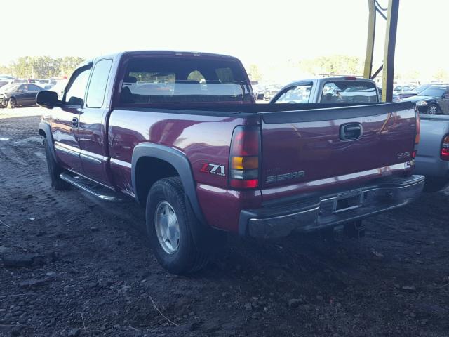 1GTEK19T24E134164 - 2004 GMC NEW SIERRA RED photo 3