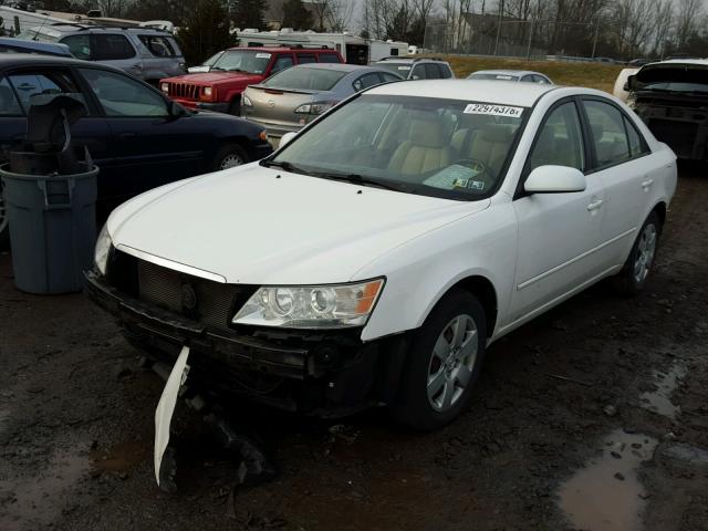 5NPET4AC2AH590025 - 2010 HYUNDAI SONATA GLS WHITE photo 2