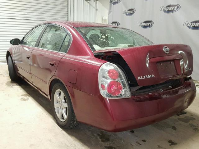 1N4AL11D75C314890 - 2005 NISSAN ALTIMA S BURGUNDY photo 3