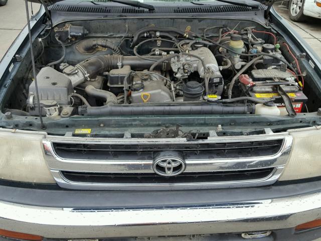 4TAVL52N8XZ438799 - 1999 TOYOTA TACOMA XTR GREEN photo 7