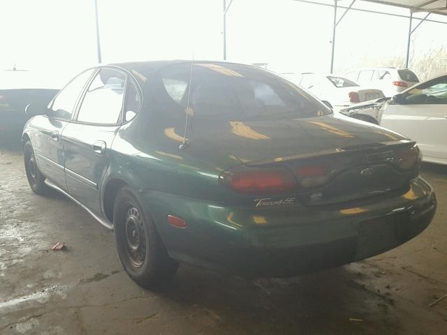 1FAFP53U0XA243223 - 1999 FORD TAURUS SE GREEN photo 3