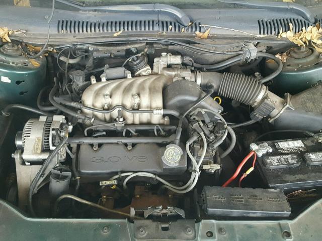 1FAFP53U0XA243223 - 1999 FORD TAURUS SE GREEN photo 7