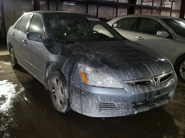 1HGCM56847A156110 - 2007 HONDA ACCORD EX GRAY photo 1