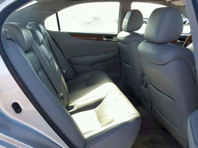 JTHBA30GX55093056 - 2005 LEXUS ES 330 SILVER photo 6