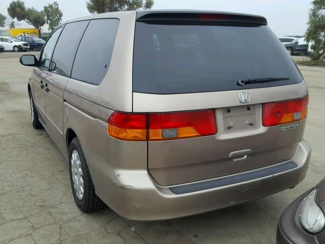 5FNRL18503B123985 - 2003 HONDA ODYSSEY LX TAN photo 3