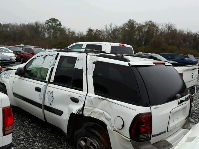 1GNDS13S842130723 - 2004 CHEVROLET TRAILBLAZE WHITE photo 3