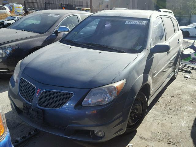 5Y2SL65807Z408618 - 2007 PONTIAC VIBE TEAL photo 2