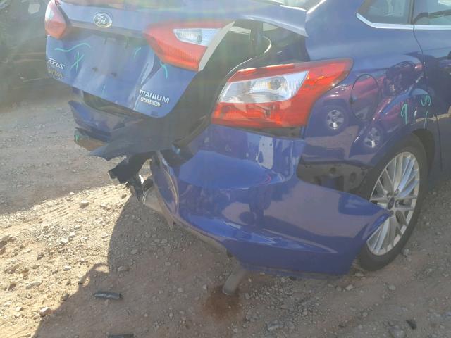 1FADP3J24EL214936 - 2014 FORD FOCUS TITA BLUE photo 9