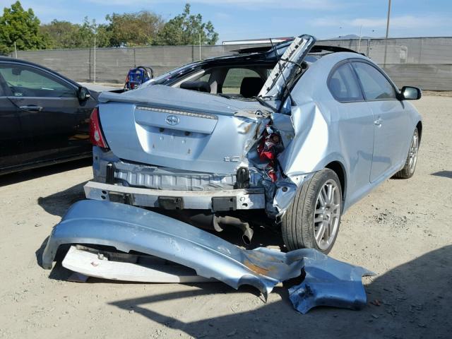 JTKDE177270173100 - 2007 SCION TC BLUE photo 4