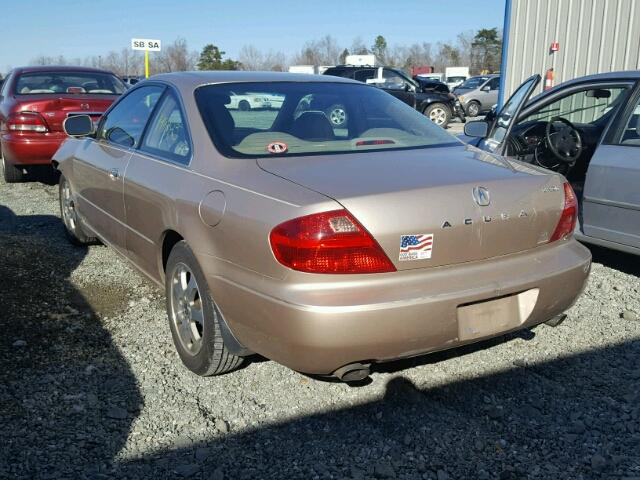 19UYA42401A001301 - 2001 ACURA 3.2CL BEIGE photo 3